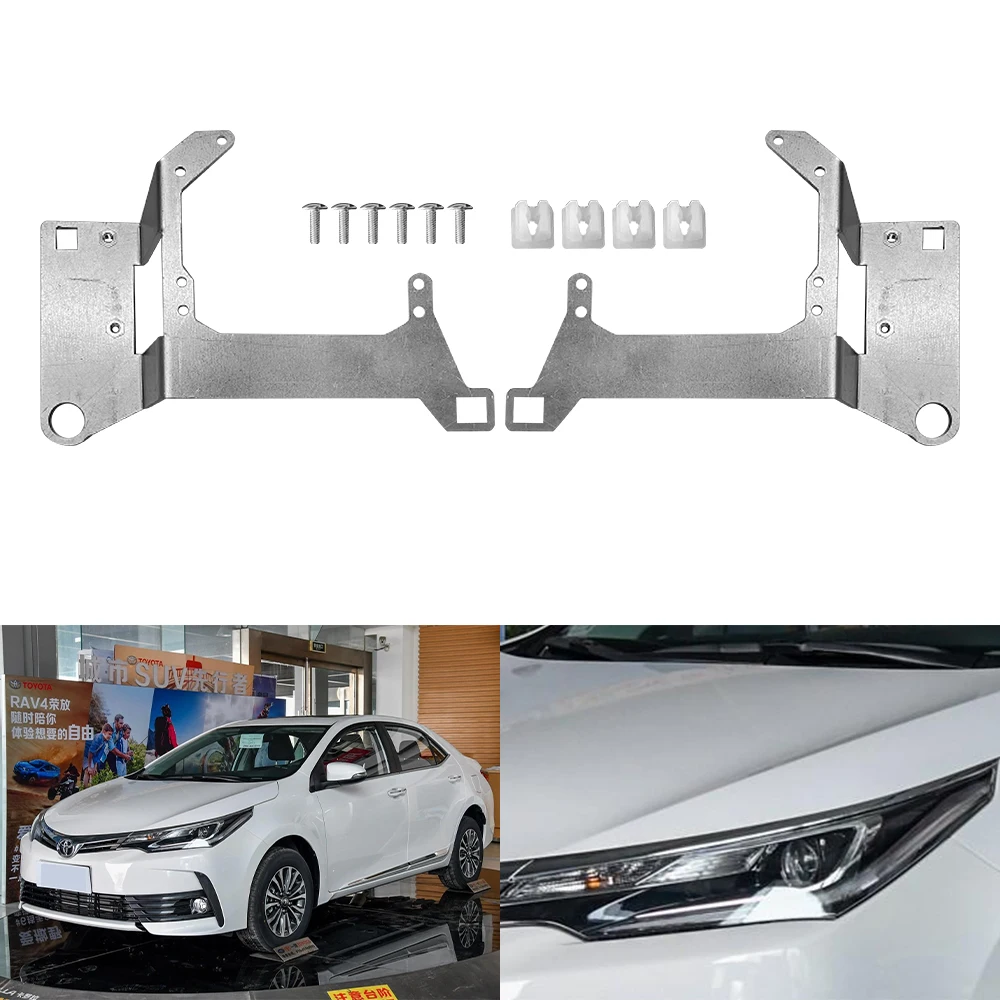 Taochis Car-Styling Adapter Frame Headlight Bracket for Toyota Corolla 2018 Smart car edition LED car light retrofit
Taochis Car-Styling Adapter Frame Headlight Bracket for Toyota Corolla 2018 Smart car edition LED car light retrofit