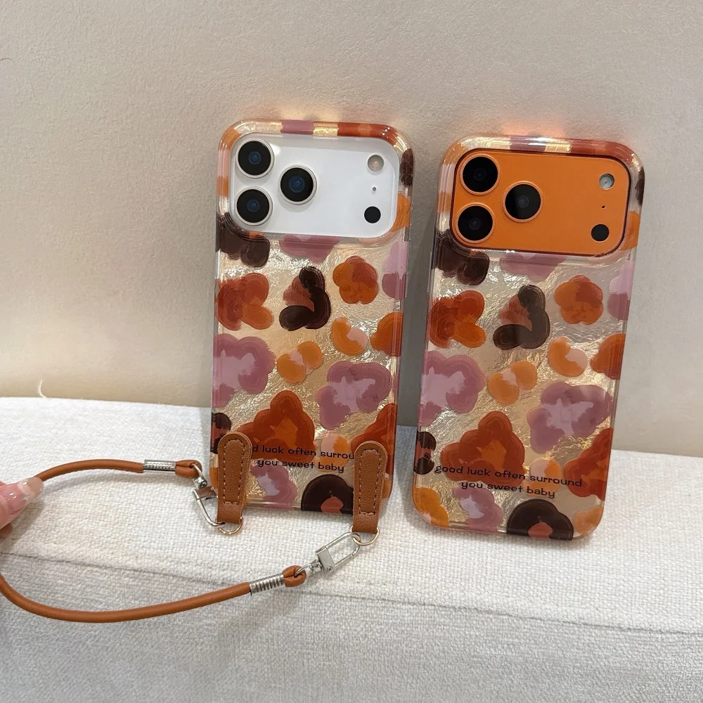 Fashionable tinfoil leopard print lanyard phone case for iPhone 14/15/16/17ProMax, Fundans 17 Pro new shockproof protective case
Fashionable tinfoil leopard print lanyard phone case for iPhone 14/15/16/17ProMax, Fundans 17 Pro new shockproof protective case