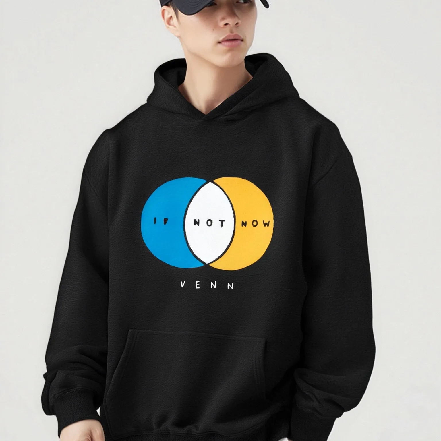 Толстовка с капюшоном Venn Diagram, синий, желтый, с круглым узором, повседневный свободный топ с длинными рукавами, логический уникальный винтажный стильный удобный теплый топ
Толстовка с капюшоном Venn Diagram, синий, желтый, с круглым узором, повседневный свободный топ с длинными рукавами, логический уникальный винтажный стильный удобный теплый топ