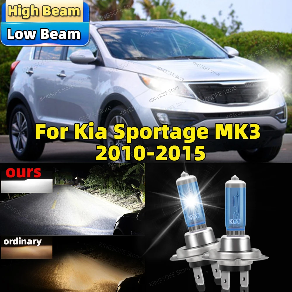 2 шт. высокопроизводительных галогенных ламп 6500K, более яркие, 100 Вт, для фар Kia Sportage MK3 2010-2015
2 шт. высокопроизводительных галогенных ламп 6500K, более яркие, 100 Вт, для фар Kia Sportage MK3 2010-2015