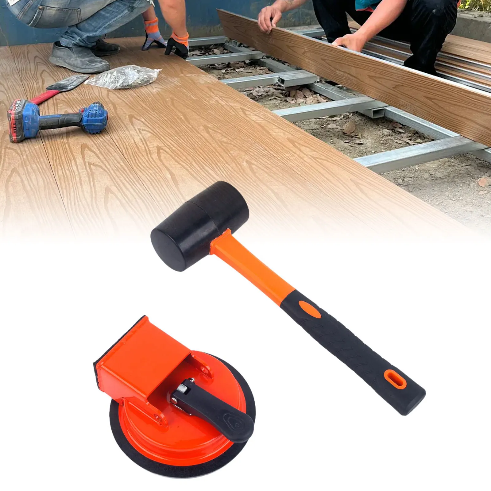 Laminate Floor Repair Kit with Mallet Hammer for Lifting Large Glass Tile Flooring - Tools for Home Improvement
Laminate Floor Repair Kit with Mallet Hammer for Lifting Large Glass Tile Flooring - Tools for Home Improvement