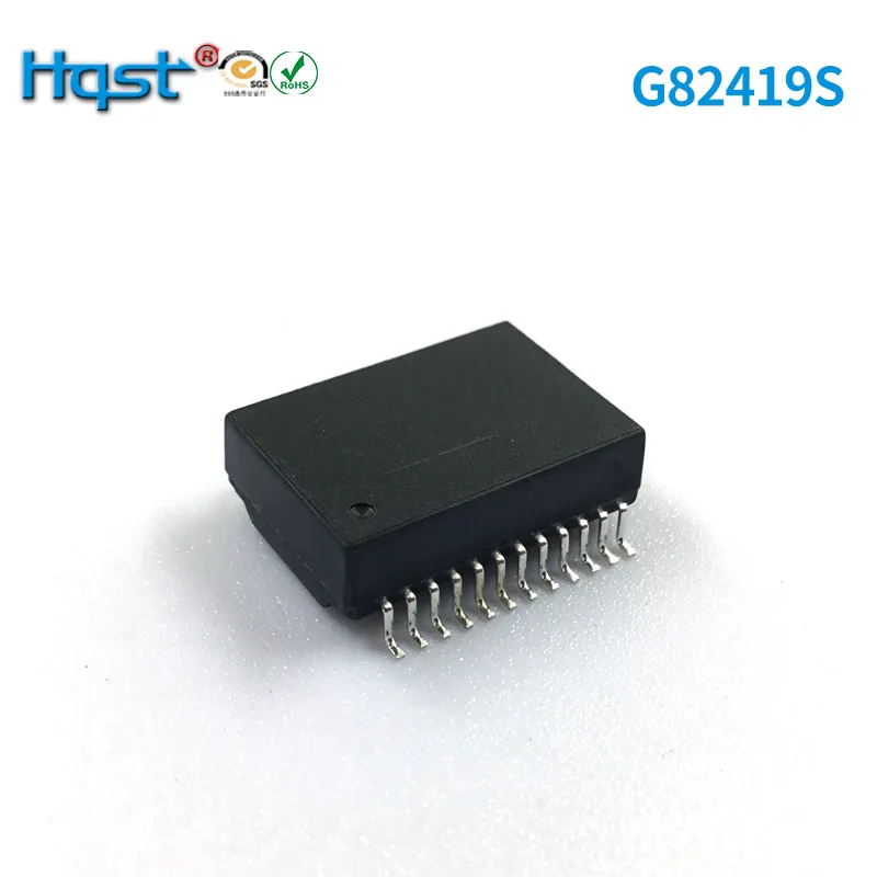 Magnetic module 24PIN filter G82419S Industrial camera application RJ45 anti-interference transformer
Magnetic module 24PIN filter G82419S Industrial camera application RJ45 anti-interference transformer
