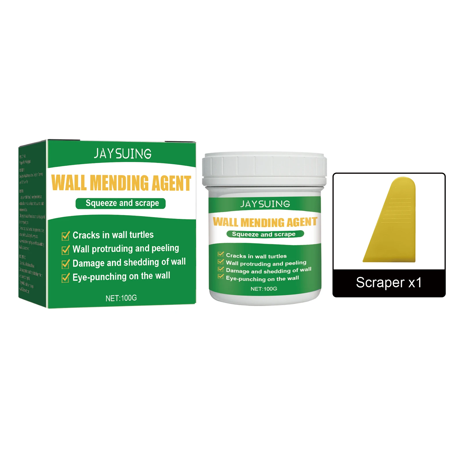 Home Renovation Wall Mending Agent Waterproof Crack Resistant Alkali&Mildew Resistant Wall Cracks Care Repair Filler Paint
Home Renovation Wall Mending Agent Waterproof Crack Resistant Alkali&Mildew Resistant Wall Cracks Care Repair Filler Paint