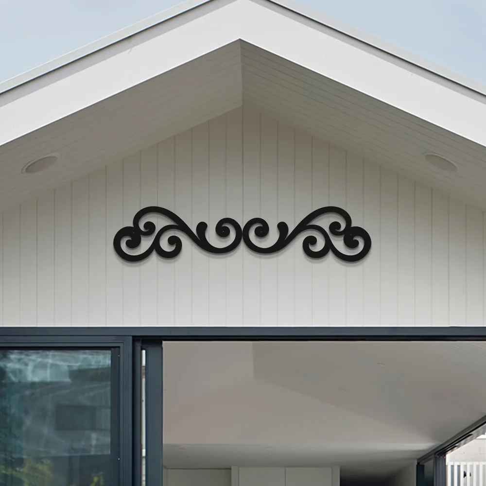 1pc Art Deco Style Black Metal Scroll Wall Decor Outdoor Indoor Versatile Hanging Decoration For Home Theme Holiday
1pc Art Deco Style Black Metal Scroll Wall Decor Outdoor Indoor Versatile Hanging Decoration For Home Theme Holiday