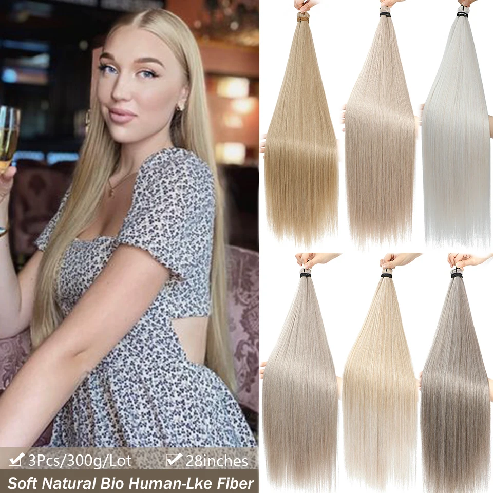 3Pcs 28Inches Blond 27/613 Twist Crochet Braiding Hair Extension High Temperature Straight Hair Bundles Synthetic Ponytail
3Pcs 28Inches Blond 27/613 Twist Crochet Braiding Hair Extension High Temperature Straight Hair Bundles Synthetic Ponytail