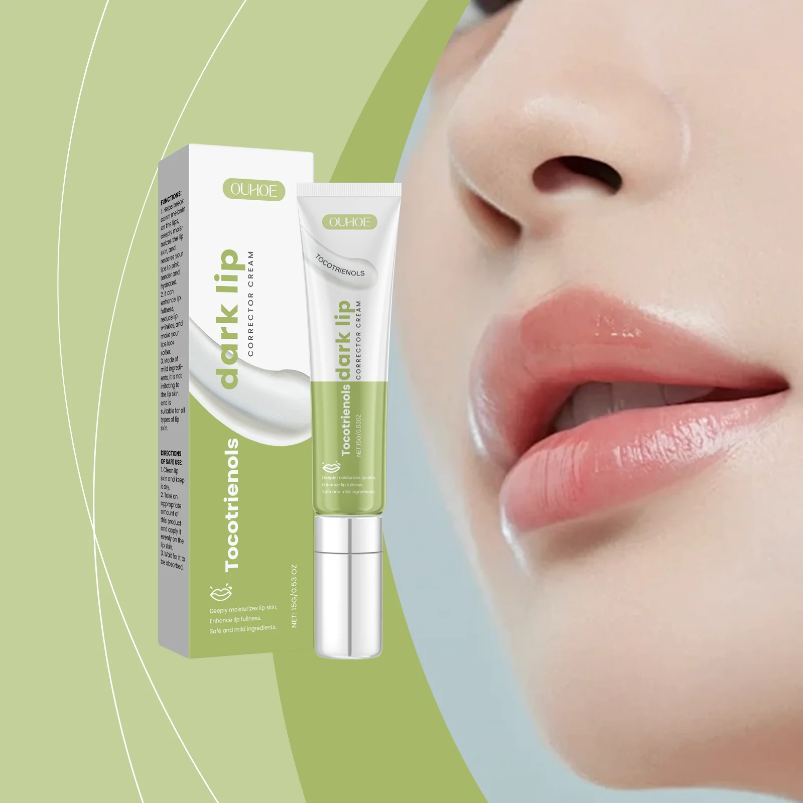 Ouhoe 15g Lip Gloss Balm Gently Nourish Moisturizing Fade Pigmentation Exfoliating Remove Dark Lip Soft Pink Lip Plumper Balm
Ouhoe 15g Lip Gloss Balm Gently Nourish Moisturizing Fade Pigmentation Exfoliating Remove Dark Lip Soft Pink Lip Plumper Balm