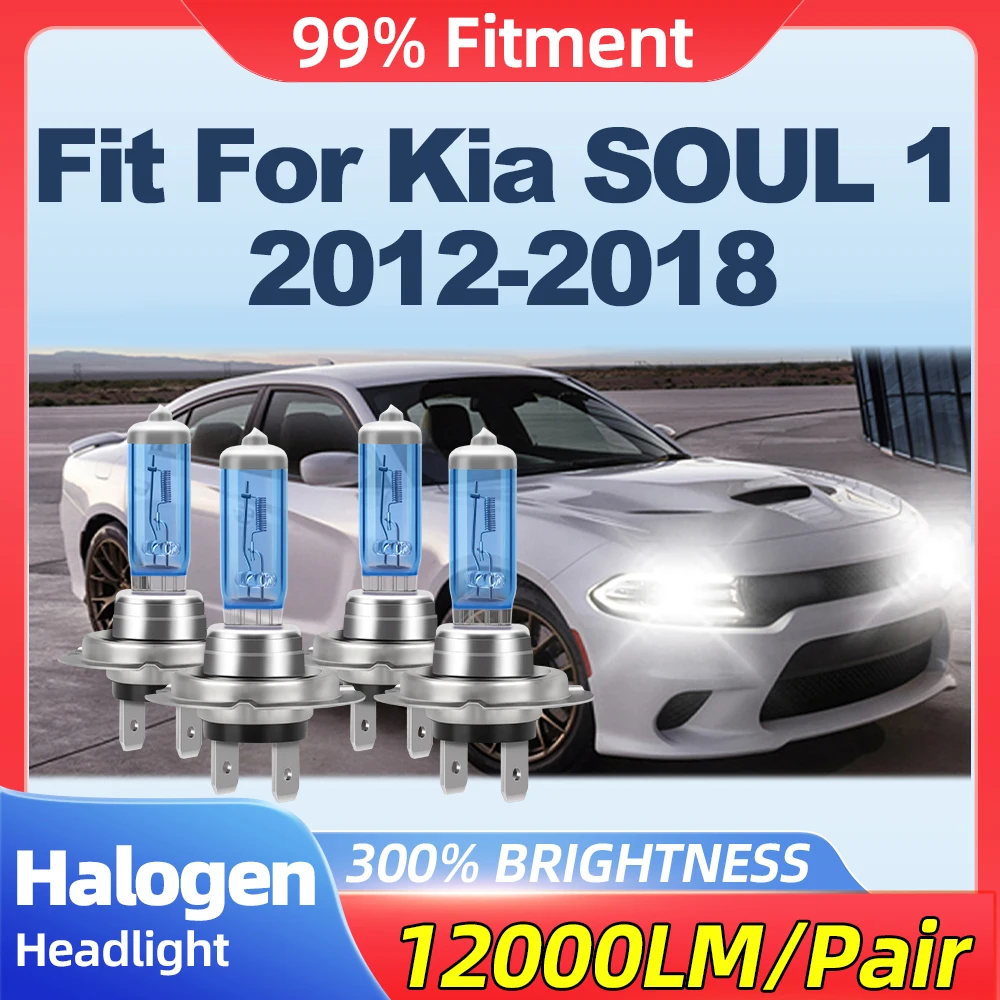 Fit For Kia SOUL 1 2012-2014 2015 2016 2017 2018 200W Halogen Lights 24000LM Turbo Auto Headlamps 6000K White 12V Car Lamps
Fit For Kia SOUL 1 2012-2014 2015 2016 2017 2018 200W Halogen Lights 24000LM Turbo Auto Headlamps 6000K White 12V Car Lamps