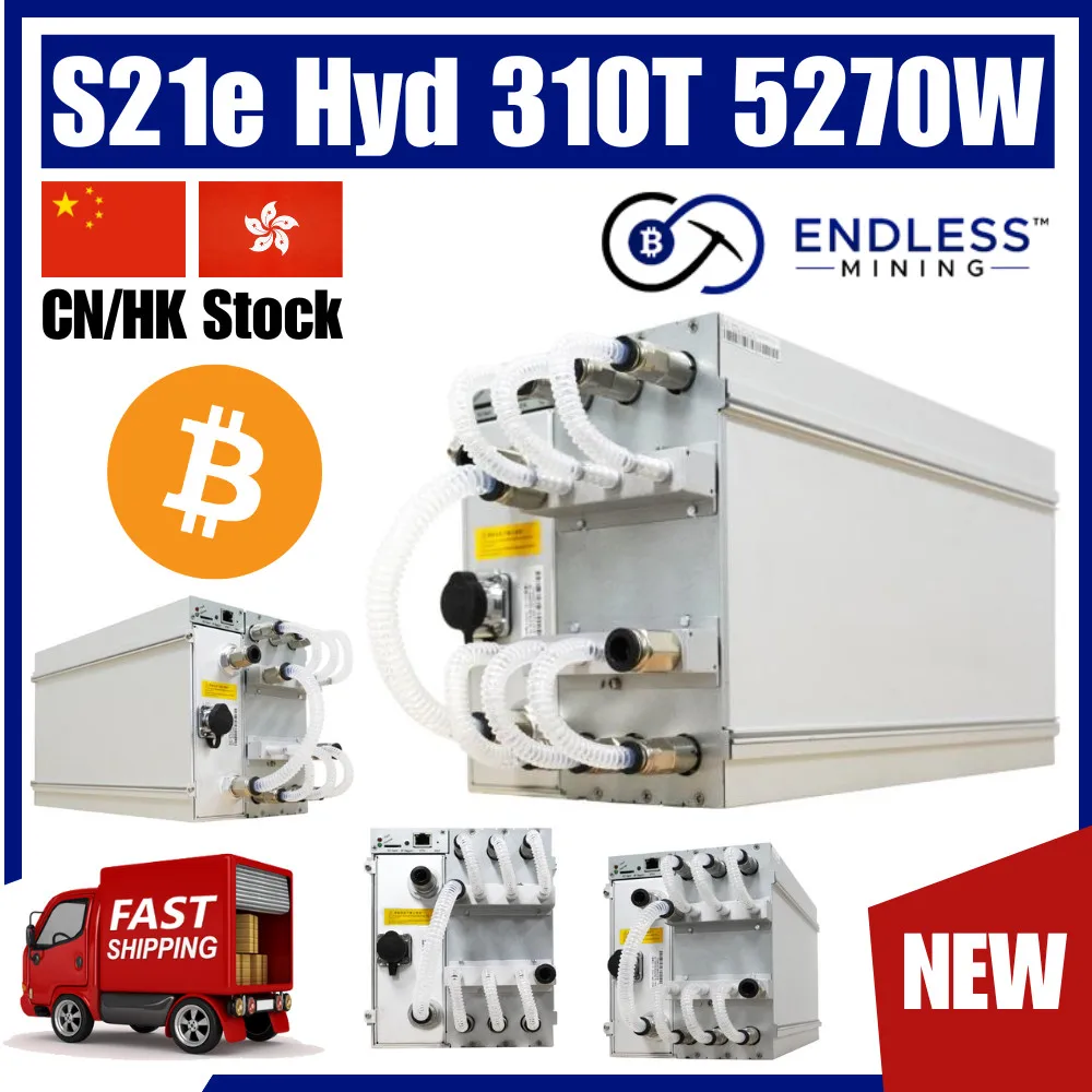 special offer _ buy 4 get 2 cooling units free _ Bitmain Antminer S21e Hyd 310T 5270W – 3 Phase 380V ~ 415V
special offer _ buy 4 get 2 cooling units free _ Bitmain Antminer S21e Hyd 310T 5270W – 3 Phase 380V ~ 415V