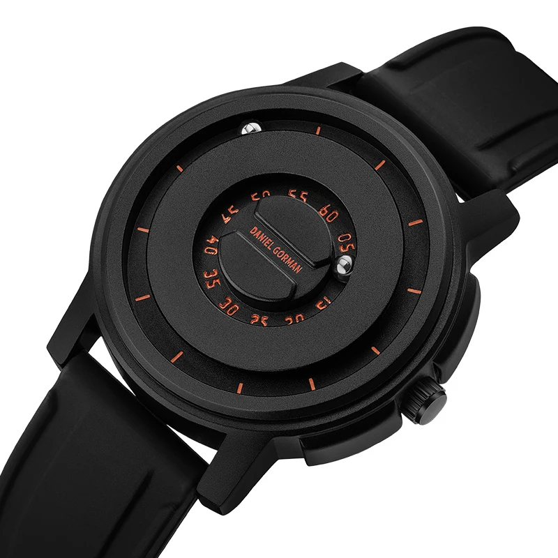 Daniel Gorman Men's Magnetic Driven Quartz Watch Black Stainless Steel Beads Silicone Strap 50M Waterproof Sport Wristwatch
Daniel Gorman Men's Magnetic Driven Quartz Watch Black Stainless Steel Beads Silicone Strap 50M Waterproof Sport Wristwatch