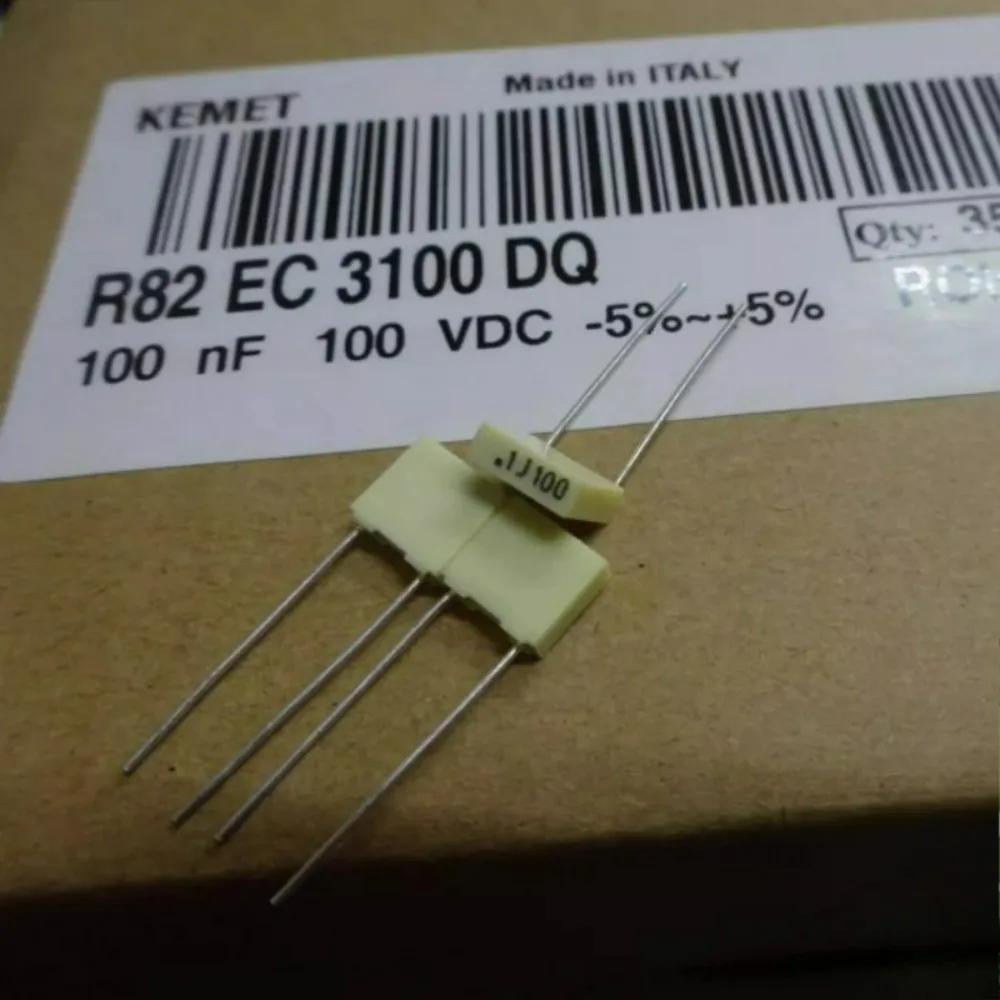 20pcs/lot AV R82 0.1uf 100V 100nf u1 104 J Brand New 5mm Film Capacitor R82EC3100DQ (Long Pins)
20pcs/lot AV R82 0.1uf 100V 100nf u1 104 J Brand New 5mm Film Capacitor R82EC3100DQ (Long Pins)