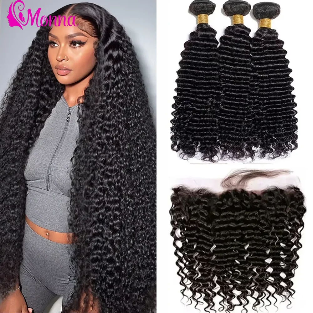 100% Human Hair Deep Wave Bundles with Frontal Hd Transparent Lace Brazilian Hair Deep Curly Bundles and Frontal For Extensions
100% Human Hair Deep Wave Bundles with Frontal Hd Transparent Lace Brazilian Hair Deep Curly Bundles and Frontal For Extensions