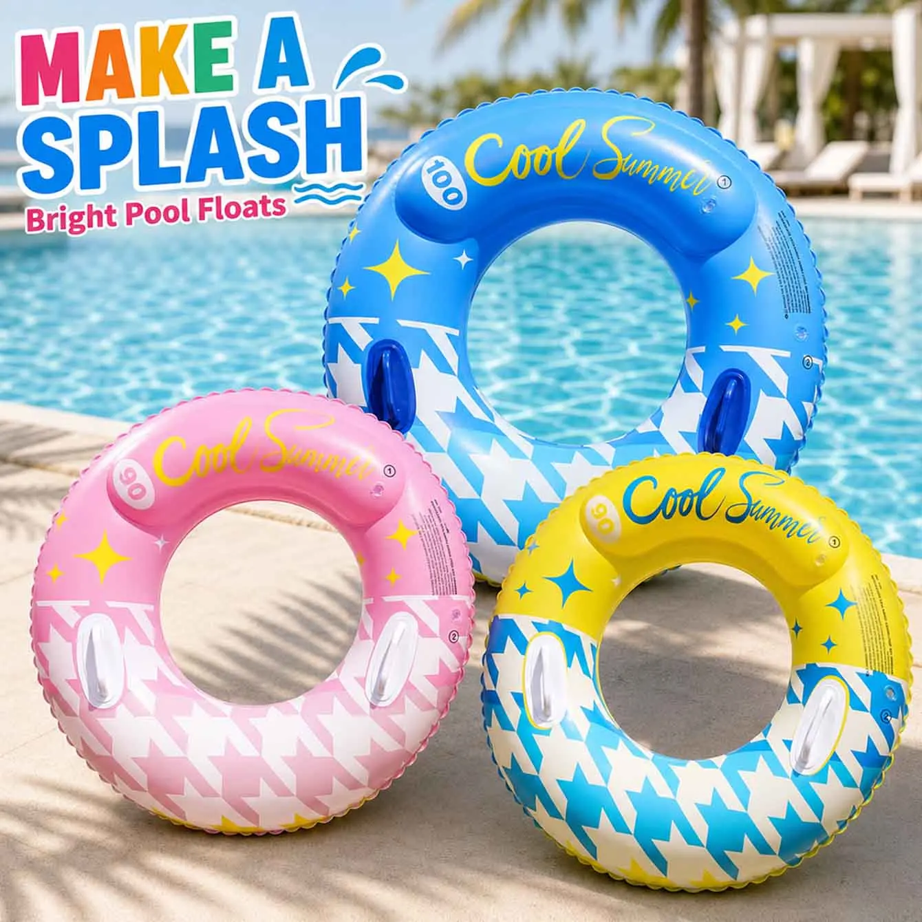 1PC Pool Floats Adult Large Ocean Floaties Water Rafts Travel Inner Tube Swim Rings Inflatable Pool for Bachelorette Pool Party
1PC Pool Floats Adult Large Ocean Floaties Water Rafts Travel Inner Tube Swim Rings Inflatable Pool for Bachelorette Pool Party