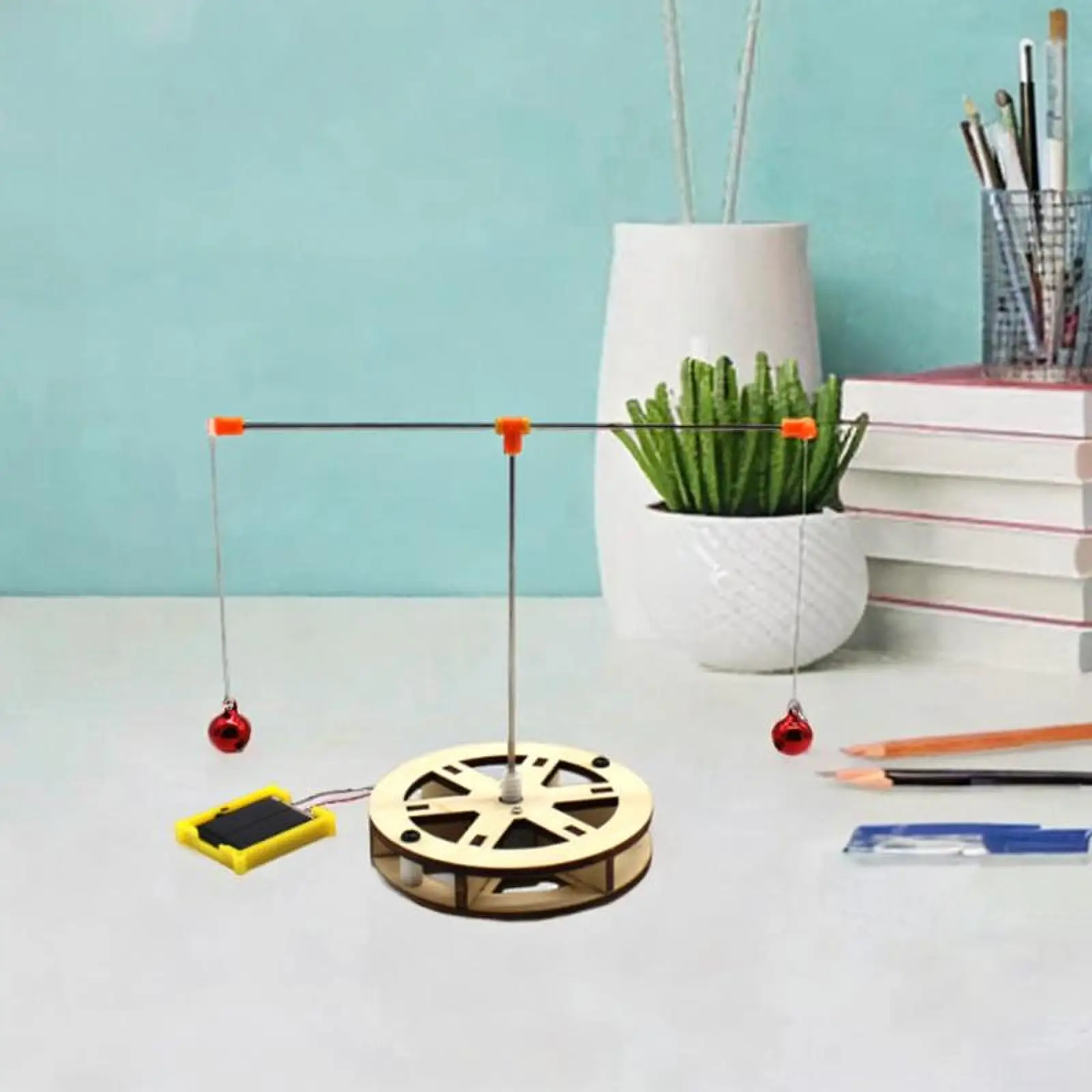 Деревянный набор головоломок для научных экспериментов, вращающийся колокольчик на солнечной батарее, преобразование энергии, электрическая энергия, научное экспериментальное обучение
Деревянный набор головоломок для научных экспериментов, вращающийся колокольчик на солнечной батарее, преобразование энергии, электрическая энергия, научное экспериментальное обучение