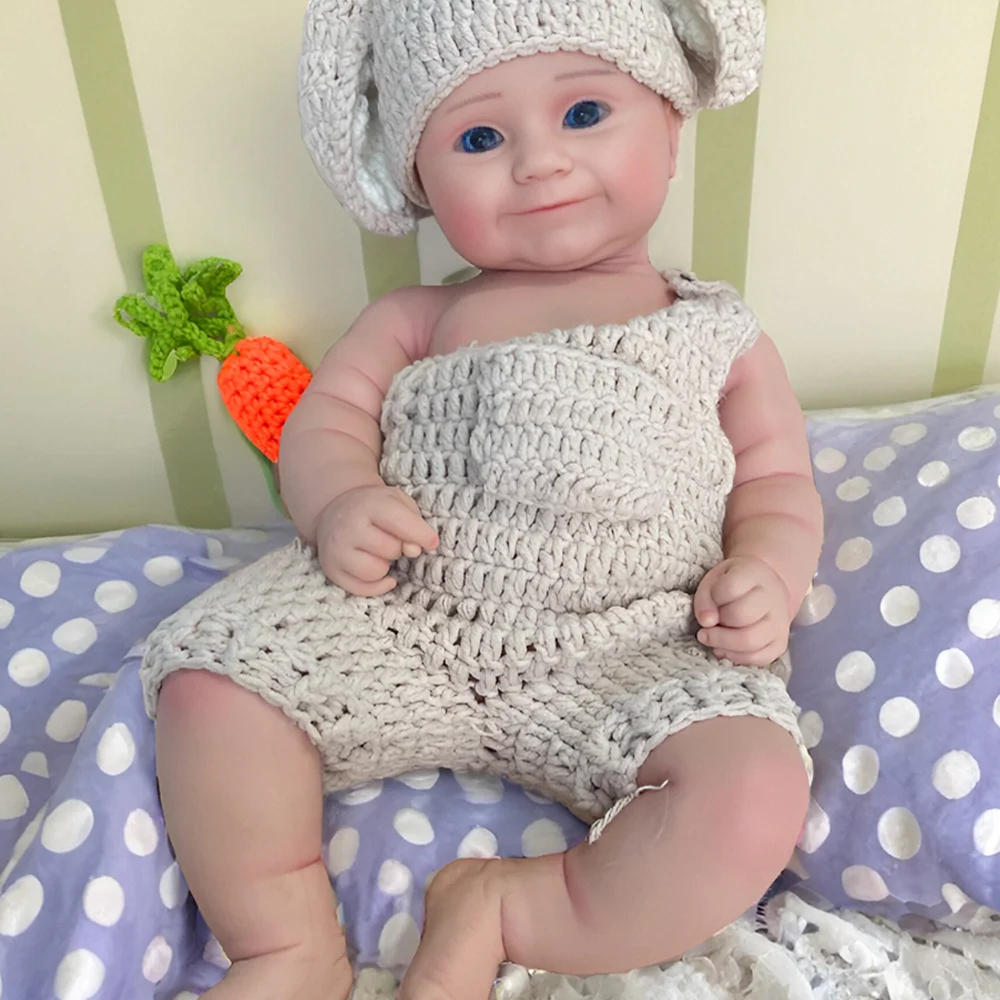 20-дюймовая мягкая кукла реборн с открытыми глазами, пухлая испанская кукла, ручная роспись, реалистичная кукла для новорожденных, подарок для детей 3+ лет
20-дюймовая мягкая кукла реборн с открытыми глазами, пухлая испанская кукла, ручная роспись, реалистичная кукла для новорожденных, подарок для детей 3+ лет