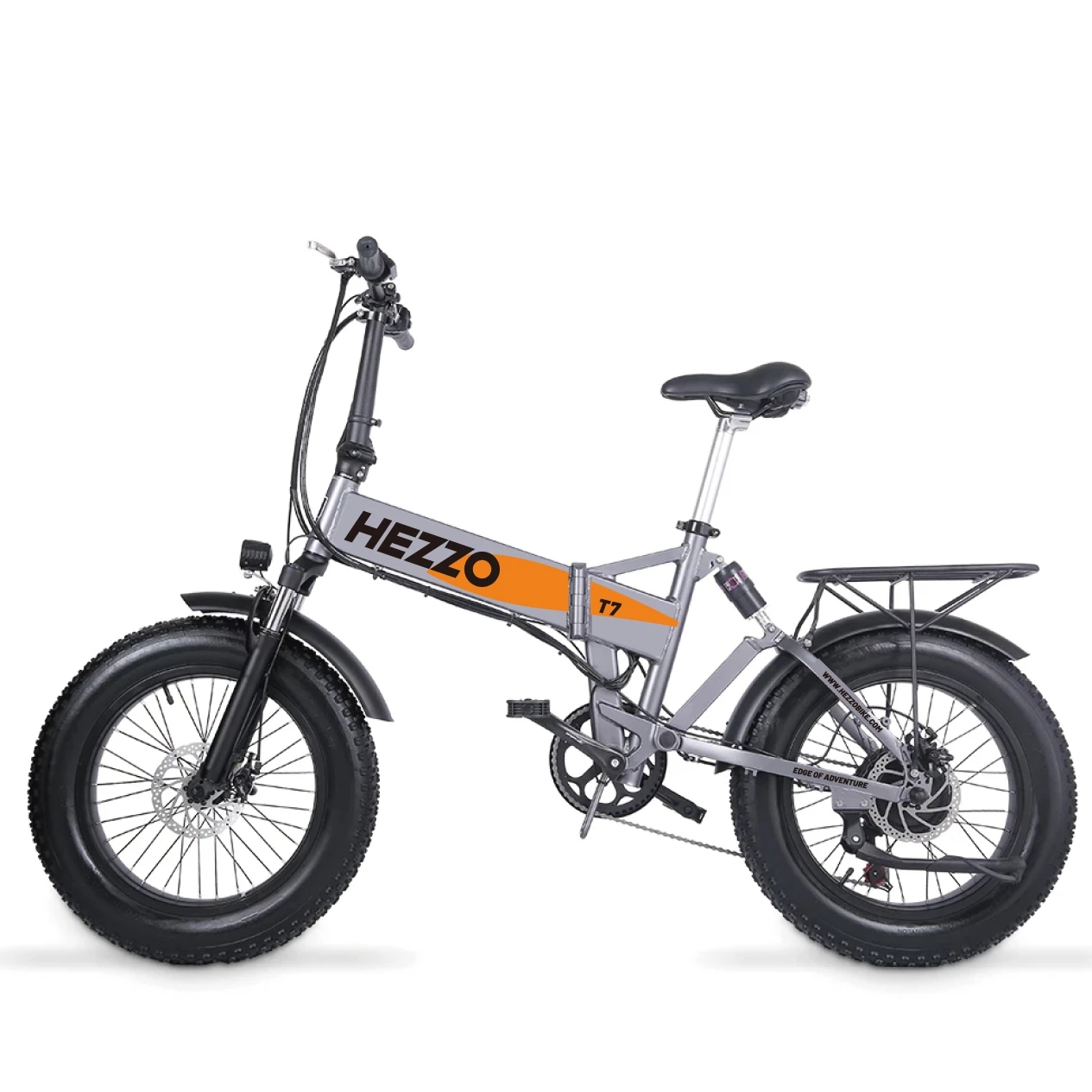 HEZZO T7 Folding Electric Bike 750W 48V 20X4.0 Fat Tire Electric Bicycles 15Ah SAMSUNG Battery Power Ebike Mountain Bike
HEZZO T7 Folding Electric Bike 750W 48V 20X4.0 Fat Tire Electric Bicycles 15Ah SAMSUNG Battery Power Ebike Mountain Bike