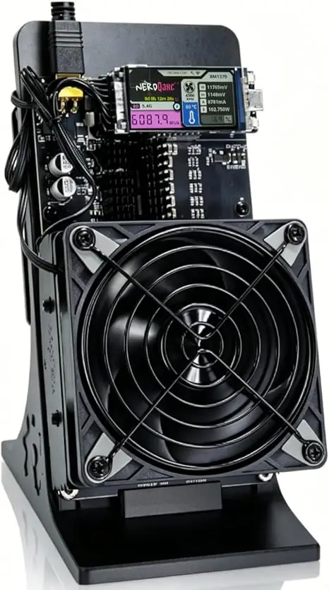 JD BUY 2 GET 1 FREE Bitcoins Miner with BM1370 Asic Chip, 100W Bitaxes Miner
JD BUY 2 GET 1 FREE Bitcoins Miner with BM1370 Asic Chip, 100W Bitaxes Miner