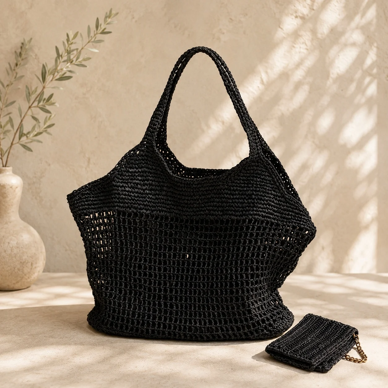 2026 New Luxury Raffia Straw Bag, Large Capacity Handbag/Shoulder Bag, 58x43x58cm
2026 New Luxury Raffia Straw Bag, Large Capacity Handbag/Shoulder Bag, 58x43x58cm