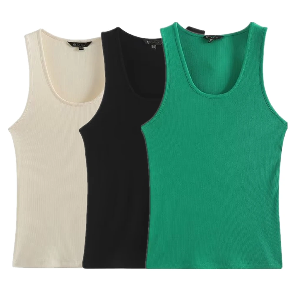 Withered Japanese Style Multicolor Solid Fashion Tank Tops Rib Knitted Basic Tshirts Women Summer
Withered Japanese Style Multicolor Solid Fashion Tank Tops Rib Knitted Basic Tshirts Women Summer
