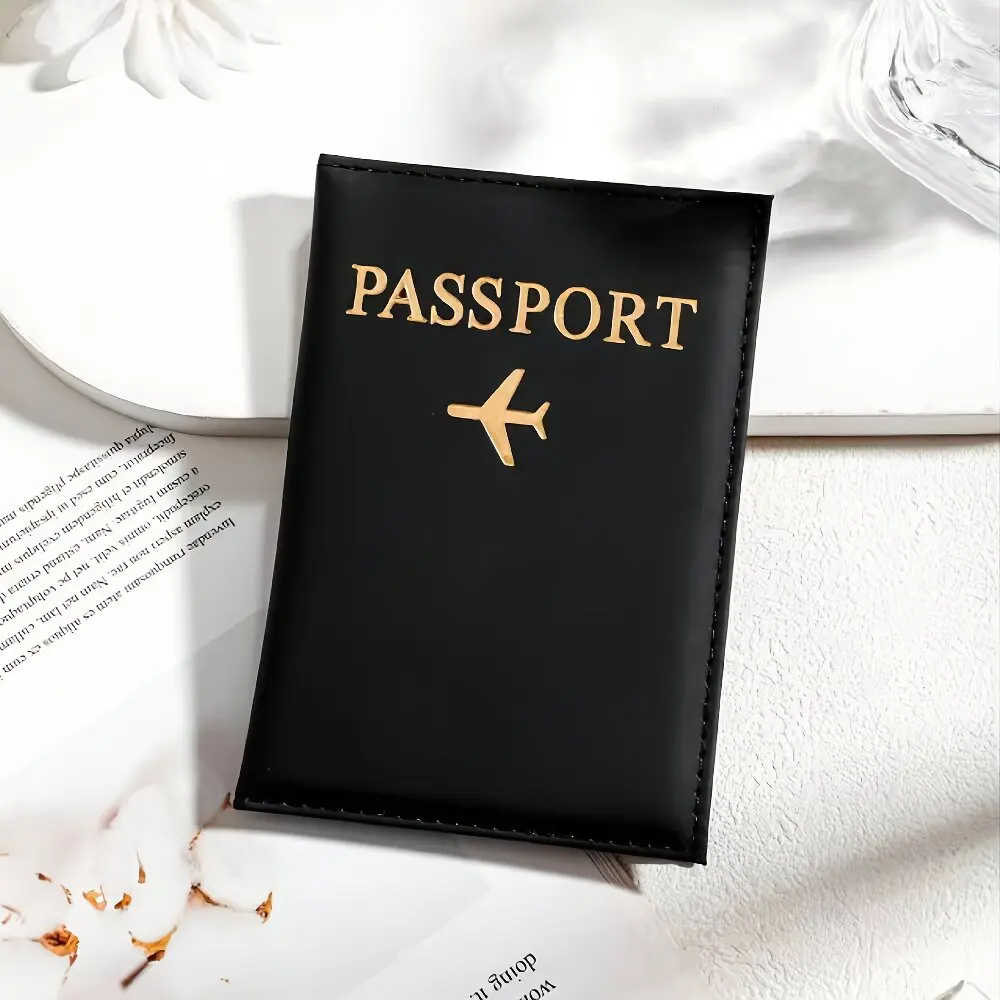 Custom Name Golden Stamped Passport Cover, Lightweight DIY Couple Holder for Business & Outdoor Travel
Custom Name Golden Stamped Passport Cover, Lightweight DIY Couple Holder for Business & Outdoor Travel