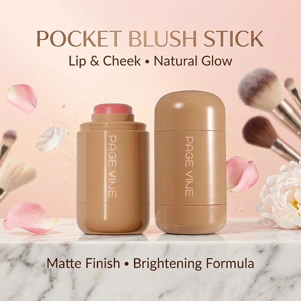 6 Color Pocket Blush Stick – Natural Nude Shiny Matte 2 in 1 Lipstick & Cheek Contour Blush and Highlighter Stick Makeup
6 Color Pocket Blush Stick – Natural Nude Shiny Matte 2 in 1 Lipstick & Cheek Contour Blush and Highlighter Stick Makeup