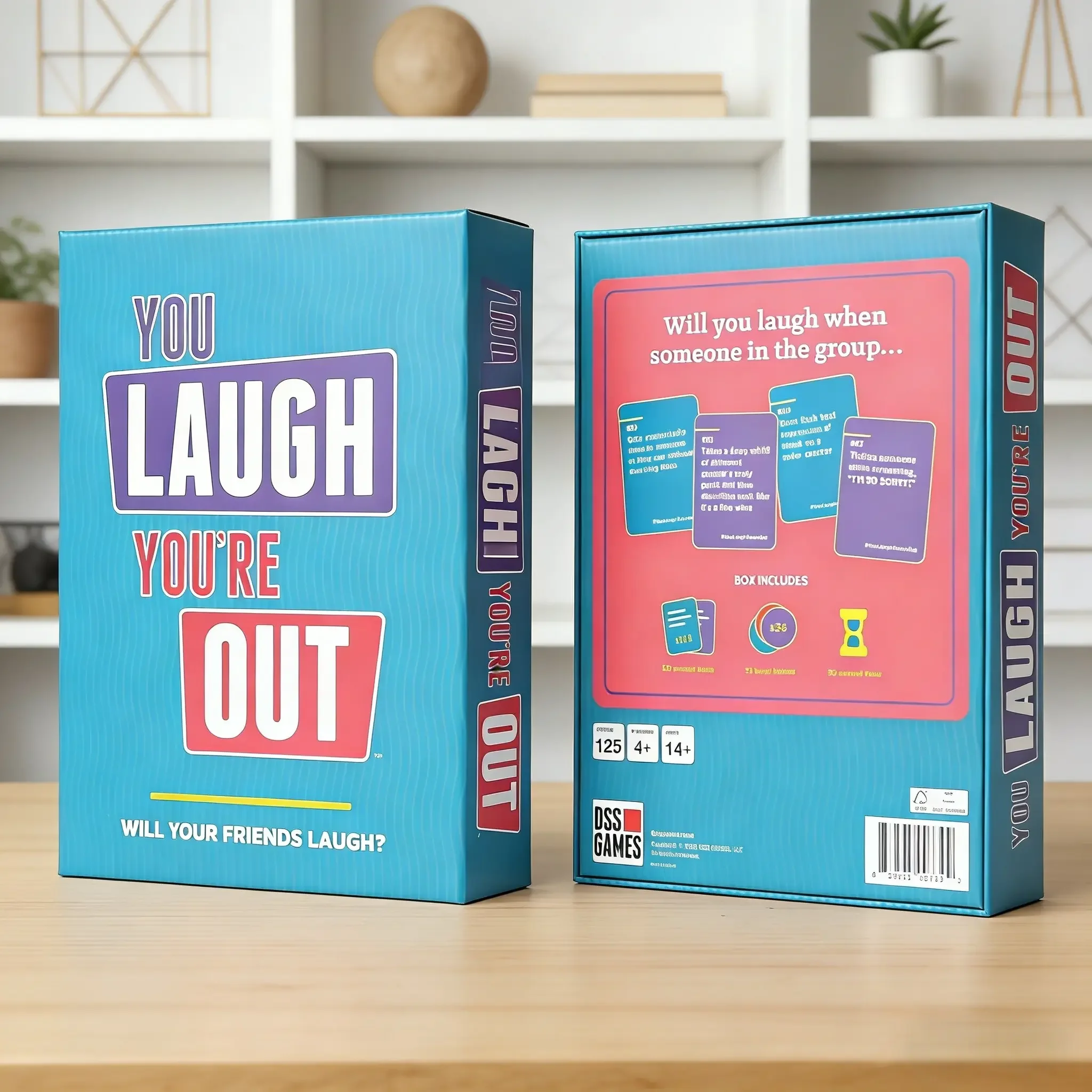 You Laugh, You're Out A Hilarious Charades Party Game with 125 Prompt Cards – Fun for Family Game Nights, Easter Basket Stuffers, Gatherings & Parties
You Laugh, You're Out A Hilarious Charades Party Game with 125 Prompt Cards – Fun for Family Game Nights, Easter Basket Stuffers, Gatherings & Parties