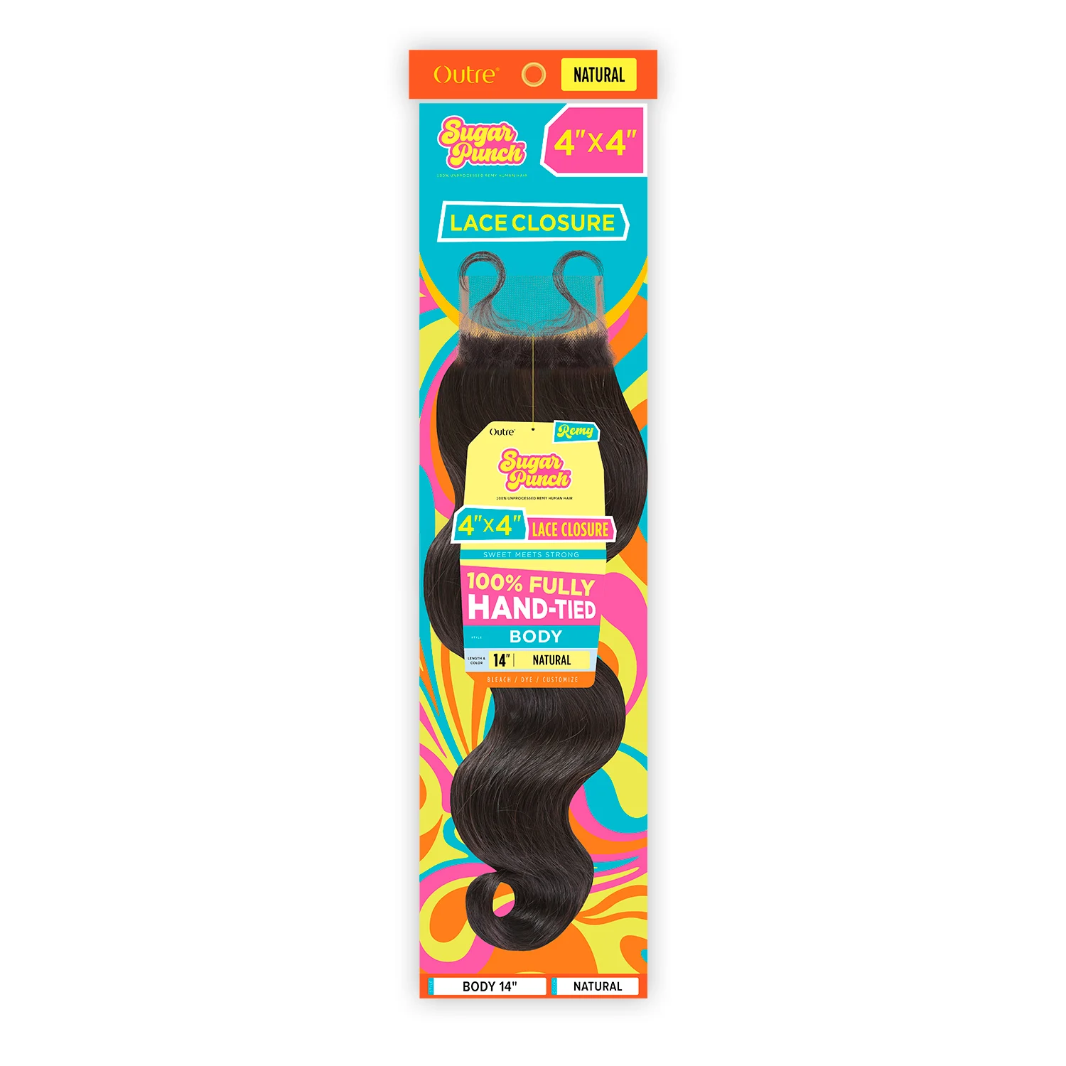 Outre Необработанные человеческие волосы Remy HD с кружевной застежкой Sugar Punch 4X4 Объемная волна (10 "-14")
Outre Необработанные человеческие волосы Remy HD с кружевной застежкой Sugar Punch 4X4 Объемная волна (10 "-14")