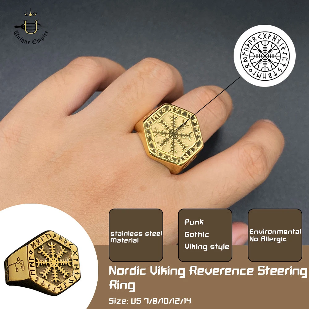 Valknut Viking Ring for Men Stainless Steel Norse Pagan Gothic Punk Thumb Band Anniversary Jewelry
Valknut Viking Ring for Men Stainless Steel Norse Pagan Gothic Punk Thumb Band Anniversary Jewelry