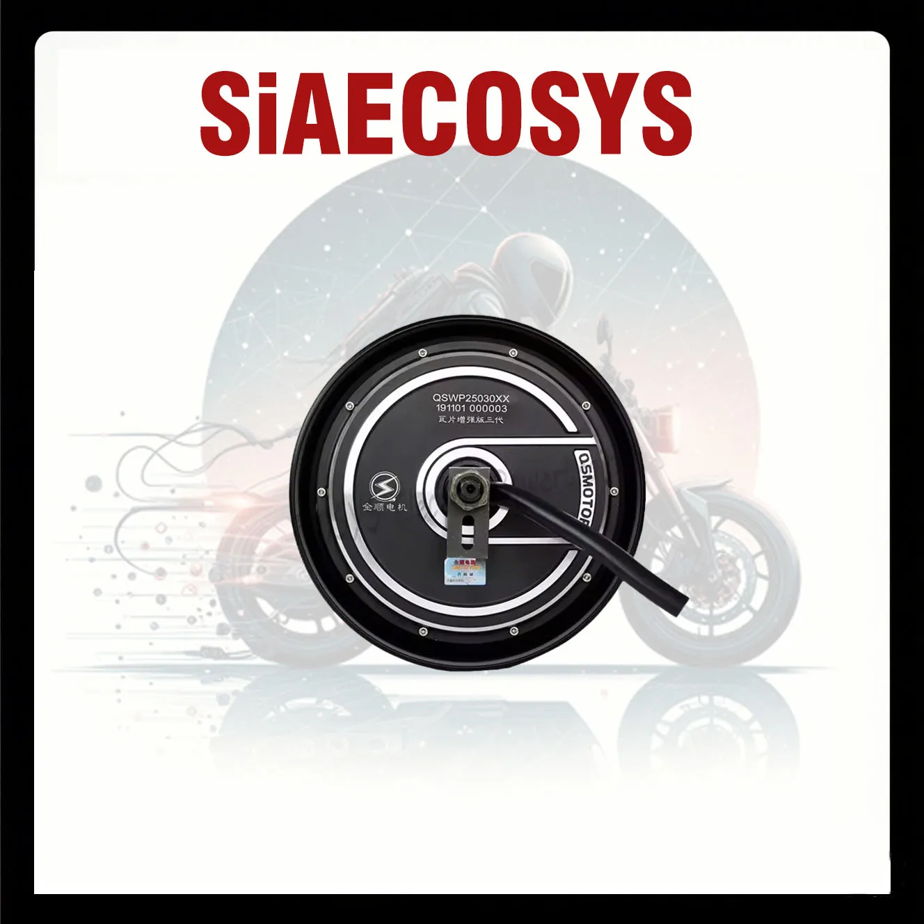 QSMotor QS212 V4 10x2.15 7000W 72V 130KPH BLDC Hub Motor Brushless Gearless for Electric Scooter Hot High-Speed In-Wheel Motor
QSMotor QS212 V4 10x2.15 7000W 72V 130KPH BLDC Hub Motor Brushless Gearless for Electric Scooter Hot High-Speed In-Wheel Motor