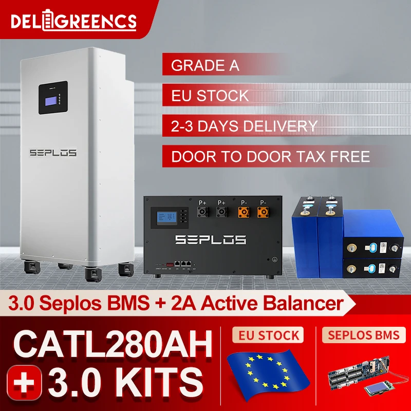 Poland Stock Lifepo4 3.0 Seplos Kits CATL280 DIY 15KW Battery Pack 2A Active Balancer CAN RS485 Rechargeable Battery Tax Free
Poland Stock Lifepo4 3.0 Seplos Kits CATL280 DIY 15KW Battery Pack 2A Active Balancer CAN RS485 Rechargeable Battery Tax Free