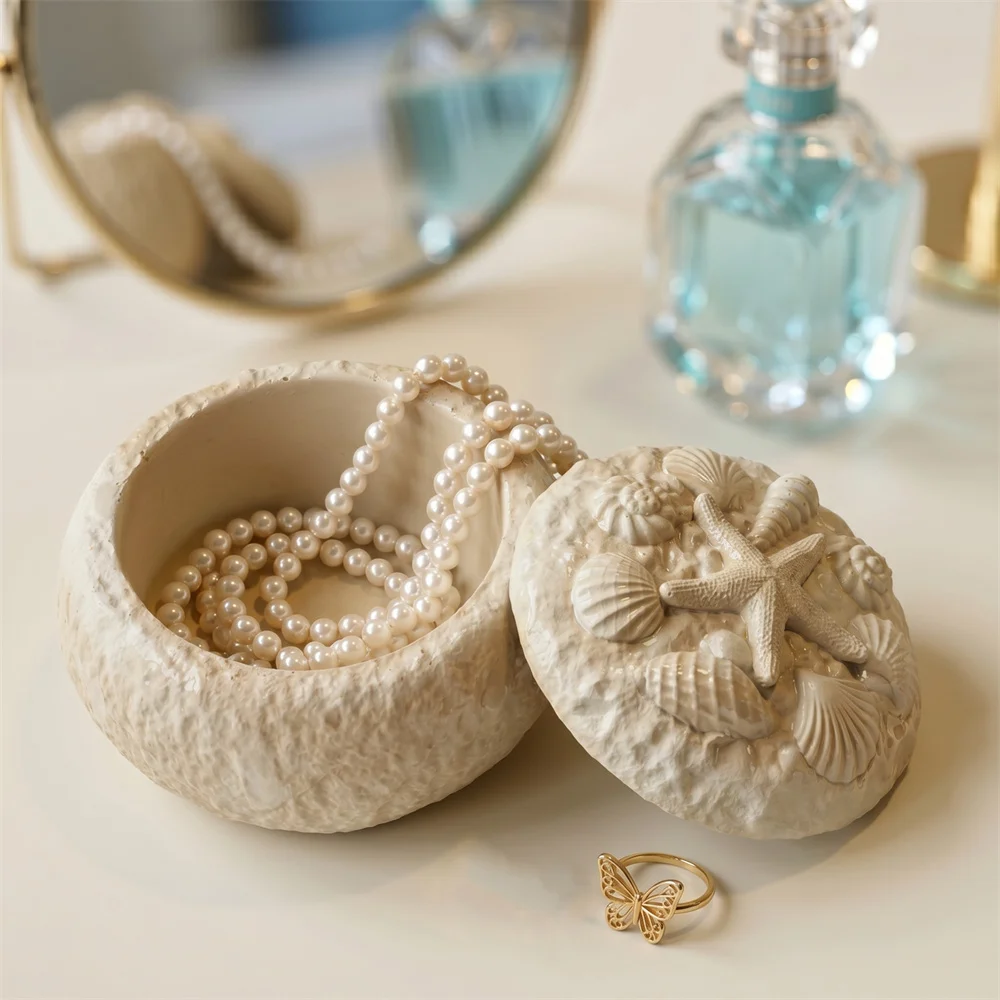 Shell Secret Box Concrete Silicone Mold DIY Handmade Candle Jar Molds for Gypsum Cement Jesmonite Home Decor
Shell Secret Box Concrete Silicone Mold DIY Handmade Candle Jar Molds for Gypsum Cement Jesmonite Home Decor
