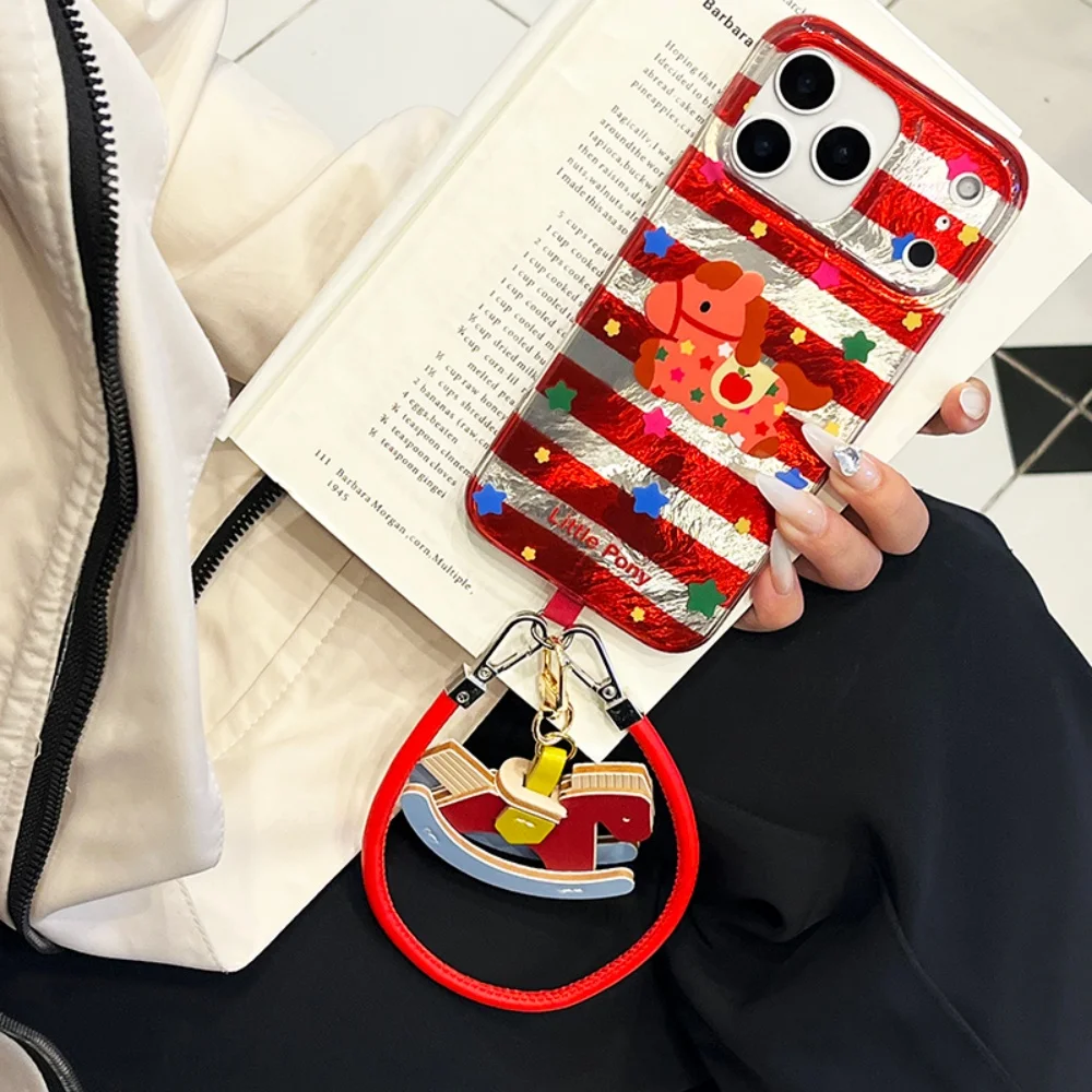 Fashion cute striped star pony phone case for 17 16 Pro Max14 15Pro phone case with charm INS new shockproof protective cover
Fashion cute striped star pony phone case for 17 16 Pro Max14 15Pro phone case with charm INS new shockproof protective cover