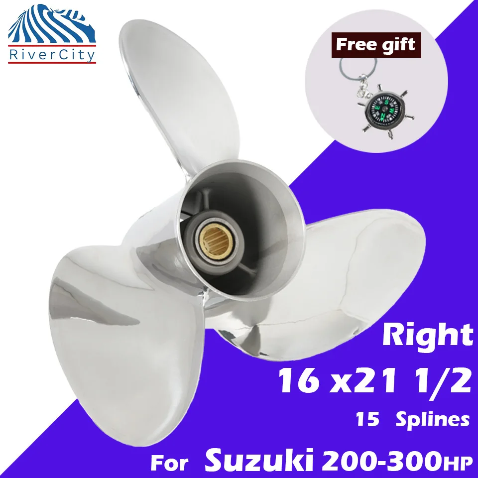 Правый подвесной винт 16x21 1/2, пропеллер для лодки Suzuki 225HP 250HP, 15 зубов, пропеллер из нержавеющей стали с 3 лопастями 58200-93L30-000
Правый подвесной винт 16x21 1/2, пропеллер для лодки Suzuki 225HP 250HP, 15 зубов, пропеллер из нержавеющей стали с 3 лопастями 58200-93L30-000
