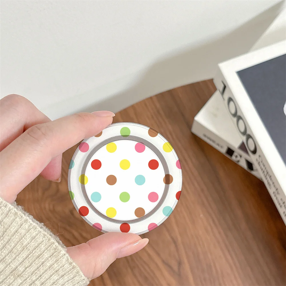 New INS Cute and Beautiful Color Wave Point Magnetic Telescopic Phone Stand Magsafe Portable Magnetic Stand Birthday Gift
New INS Cute and Beautiful Color Wave Point Magnetic Telescopic Phone Stand Magsafe Portable Magnetic Stand Birthday Gift