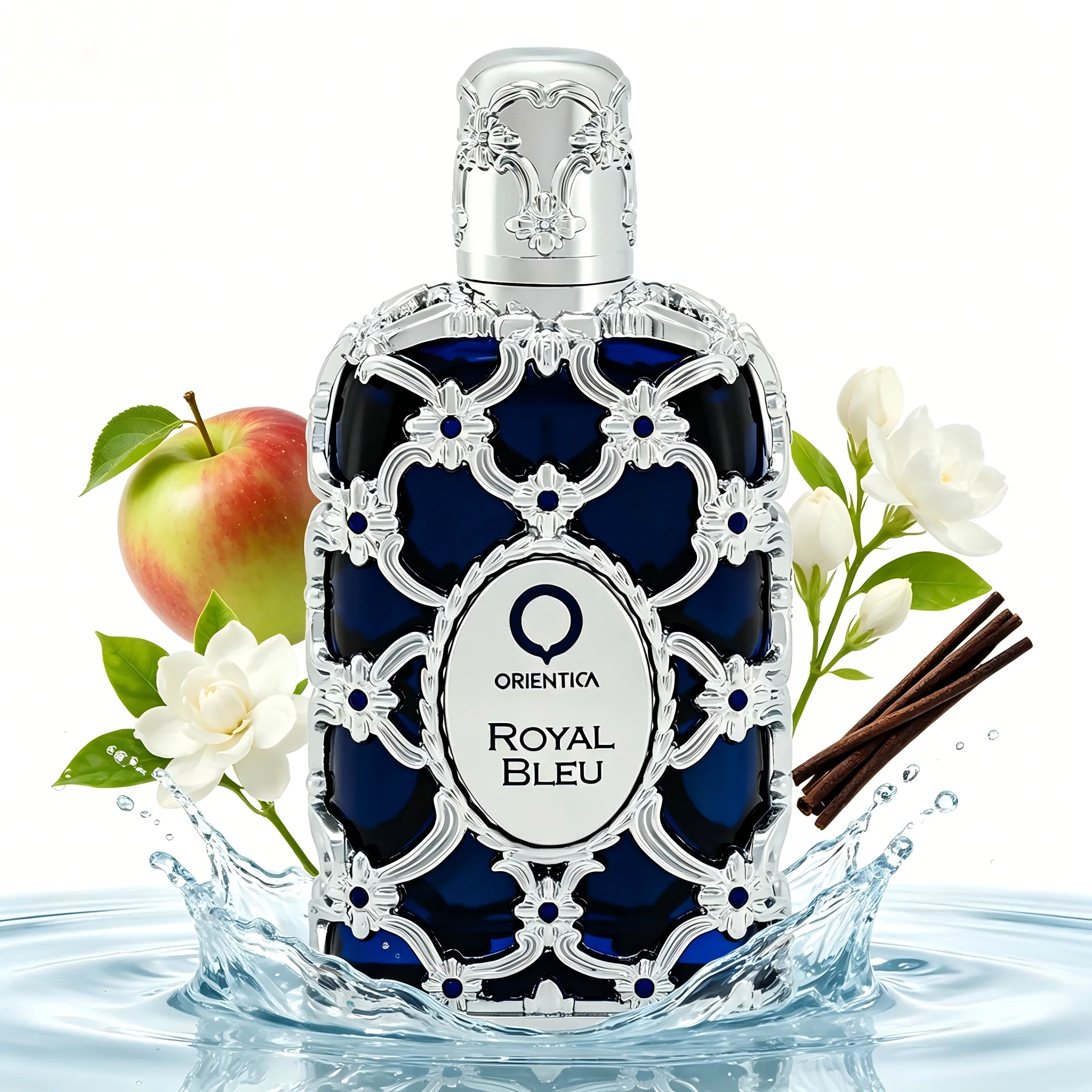 Orientica Luxury Collection Royal Bleu Eau De Parfum 2.7oz / 80ml – Woody, Spicy, Vanilla, Cardamom, Bergamot, Lavender, Apple, Jasmine, Patchouli, Musk – Arabic Perfume for Men & Women
Orientica Luxury Collection Royal Bleu Eau De Parfum 2.7oz / 80ml – Woody, Spicy, Vanilla, Cardamom, Bergamot, Lavender, Apple, Jasmine, Patchouli, Musk – Arabic Perfume for Men & Women