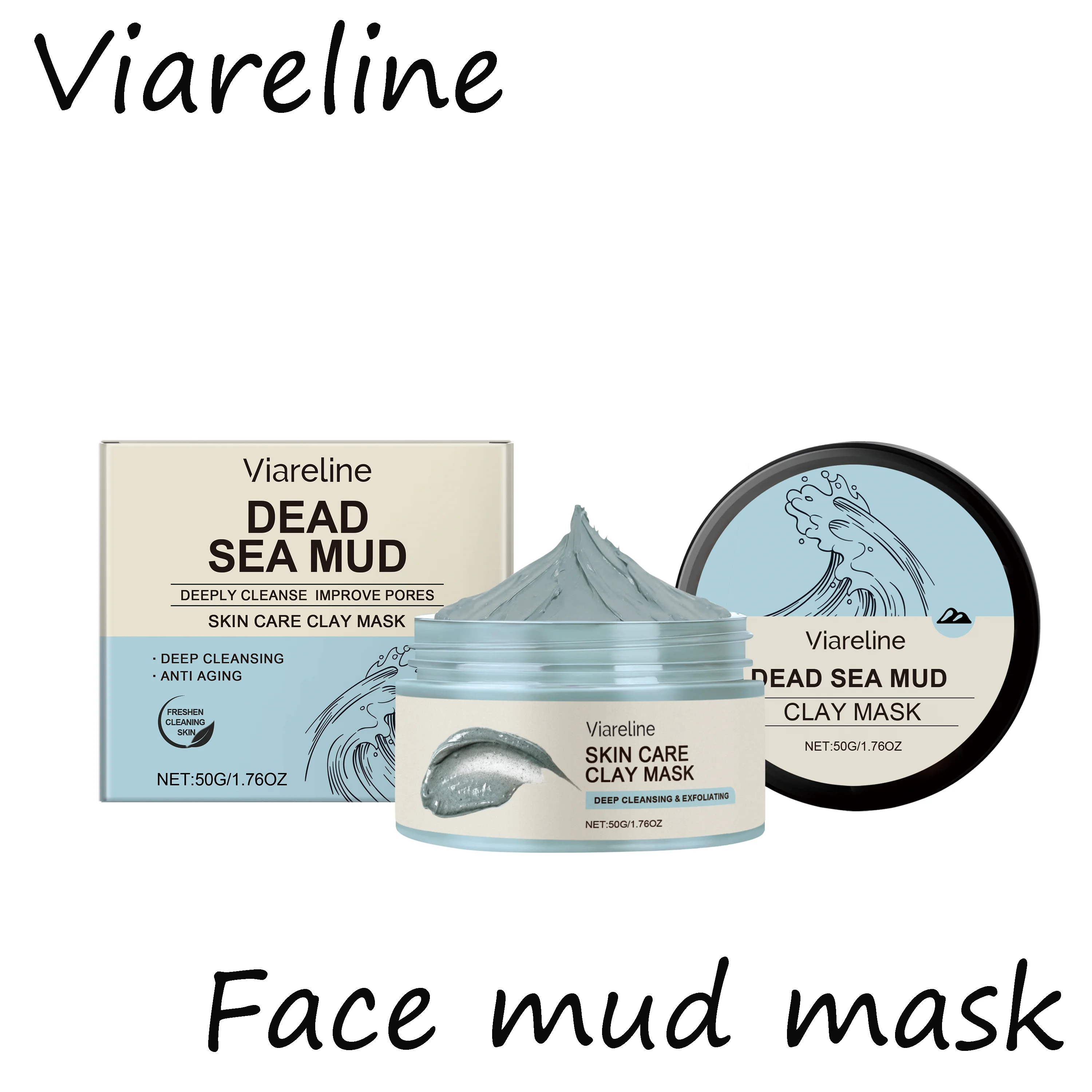Viareline Dead Sea Mud Очищающая маска для лица Очистка пор, грязевая маска для лица, увлажняющая, облегчение сухости, питательная, сужающая поры, грязевая маска для лица
Viareline Dead Sea Mud Очищающая маска для лица Очистка пор, грязевая маска для лица, увлажняющая, облегчение сухости, питательная, сужающая поры, грязевая маска для лица