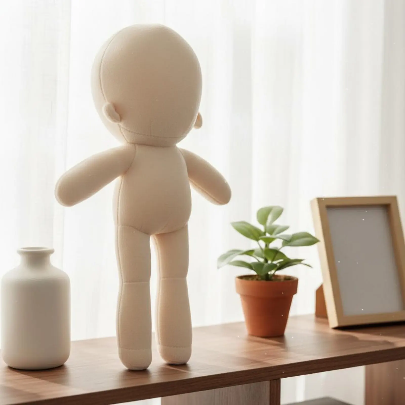 Doll Body DIY Supple Soft Velvet Textile Blank Doll for Crafters and Hobbyists Blank Doll for Customization
Doll Body DIY Supple Soft Velvet Textile Blank Doll for Crafters and Hobbyists Blank Doll for Customization