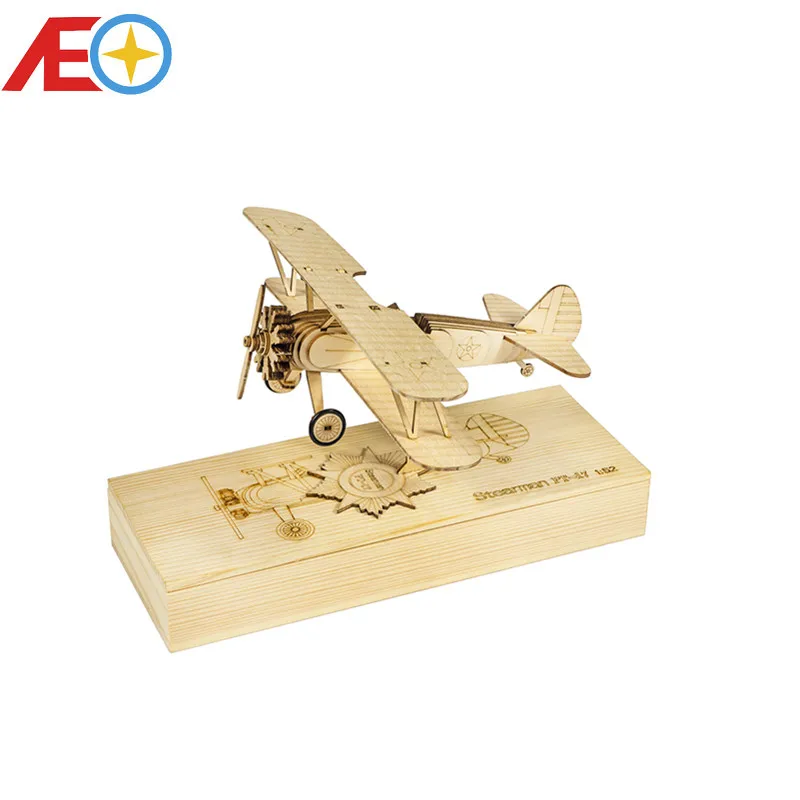 AEORC PT-17 Масштабная модель самолета Stearman 1:52 из дерева - классический биплан для сборки, игрушка для коллекционеров и детей (от 8 лет)
AEORC PT-17 Масштабная модель самолета Stearman 1:52 из дерева - классический биплан для сборки, игрушка для коллекционеров и детей (от 8 лет)