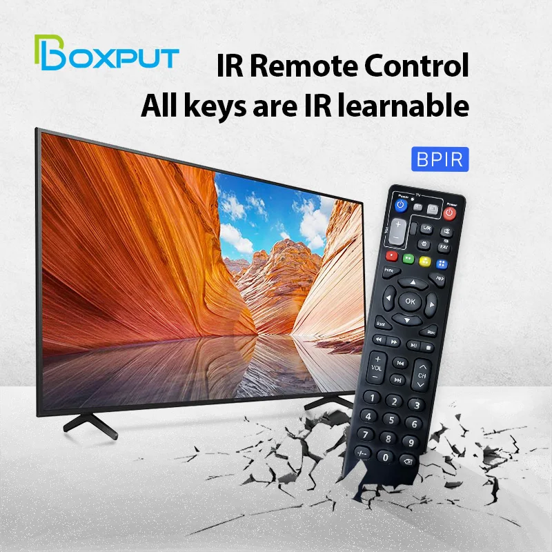 BOXPUT BPIR Universal Smart TV IR Remote Control With Learning Function Copy for Samsung Smart TV Remote Controller DVD TV BOX
BOXPUT BPIR Universal Smart TV IR Remote Control With Learning Function Copy for Samsung Smart TV Remote Controller DVD TV BOX