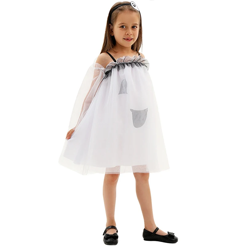 2025 Scary Halloween Costume Girls White Ghost Dress Costume Kids Ghost Princess Costume
2025 Scary Halloween Costume Girls White Ghost Dress Costume Kids Ghost Princess Costume