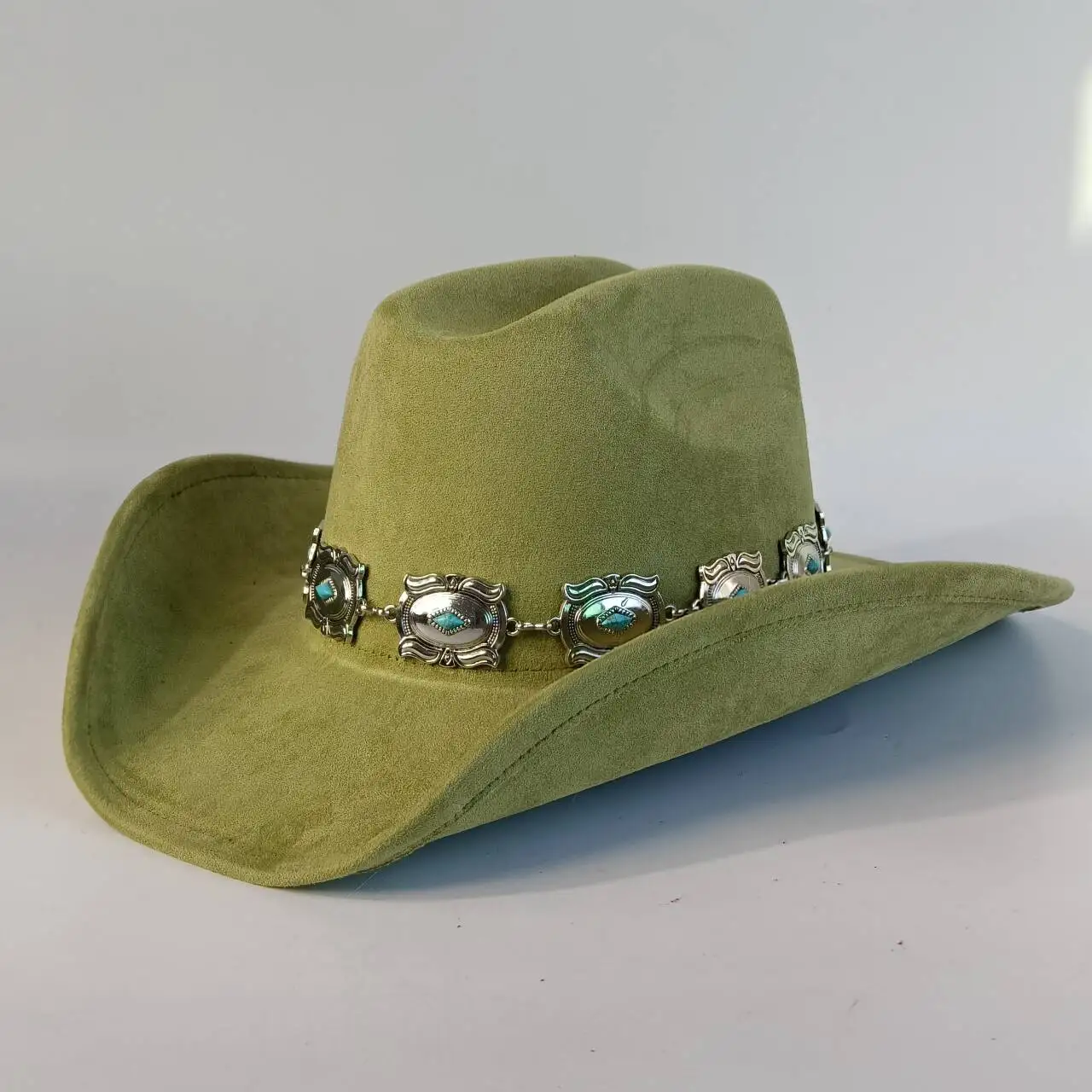 Western Cowboy Matcha Green Suede Hat - Americana - Matcha Green / Premium Roughstock Suede pinched Cowboy Hat ковбойск
Western Cowboy Matcha Green Suede Hat - Americana - Matcha Green / Premium Roughstock Suede pinched Cowboy Hat ковбойск