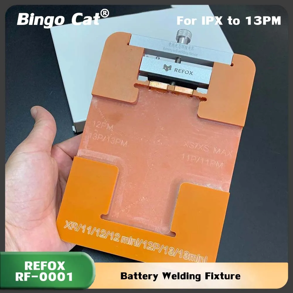 REFOX RF-0001 Mobile Phone Battery Welding Fixture for iPhone XS 11 12 13 Pro Max Welding Fixed Repair Clamping Tool Set
REFOX RF-0001 Mobile Phone Battery Welding Fixture for iPhone XS 11 12 13 Pro Max Welding Fixed Repair Clamping Tool Set