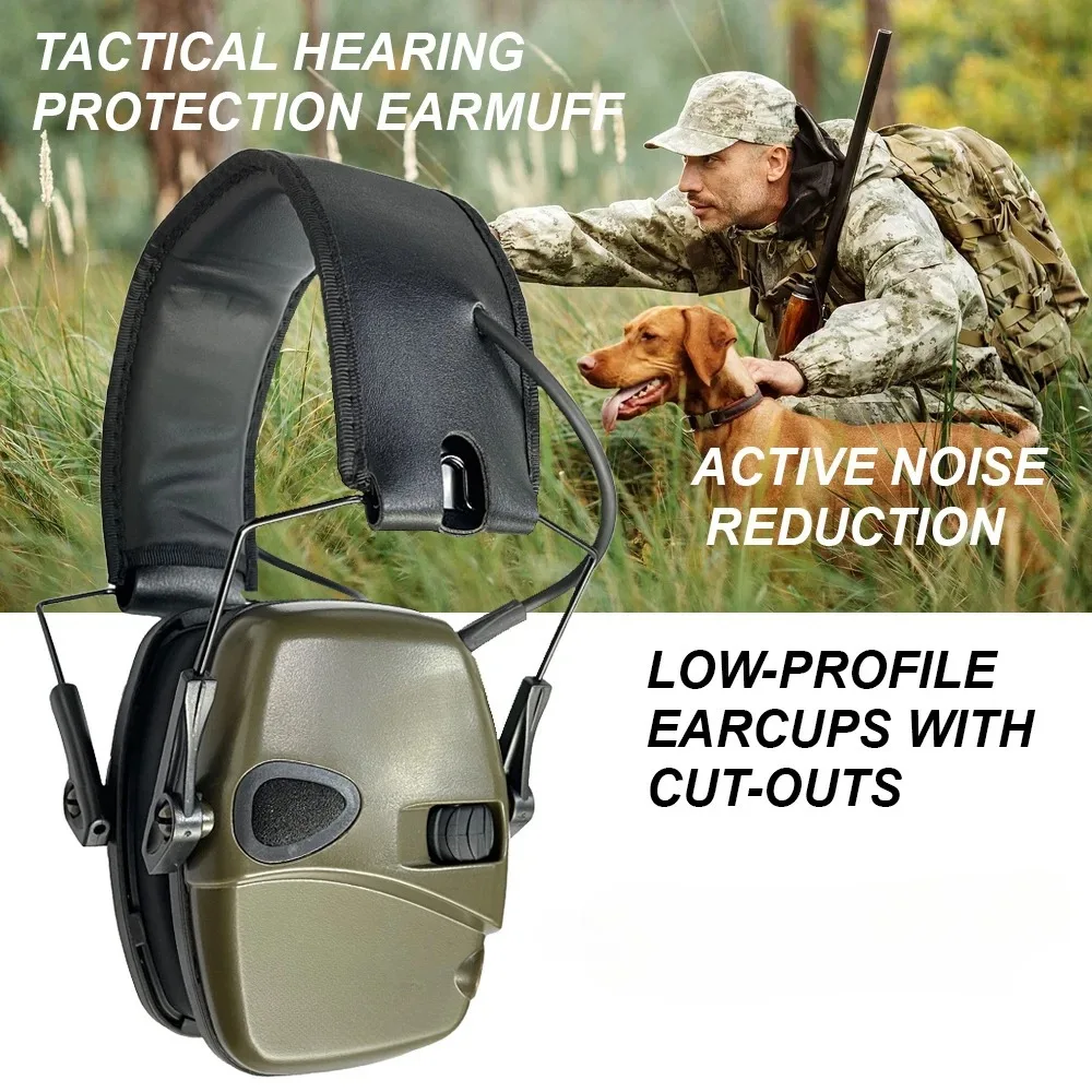 Outdoor Hunting Earmuffs Tactical Noise-Canceling Headphones Electronic Shooting Hearing Protection Muff
Outdoor Hunting Earmuffs Tactical Noise-Canceling Headphones Electronic Shooting Hearing Protection Muff