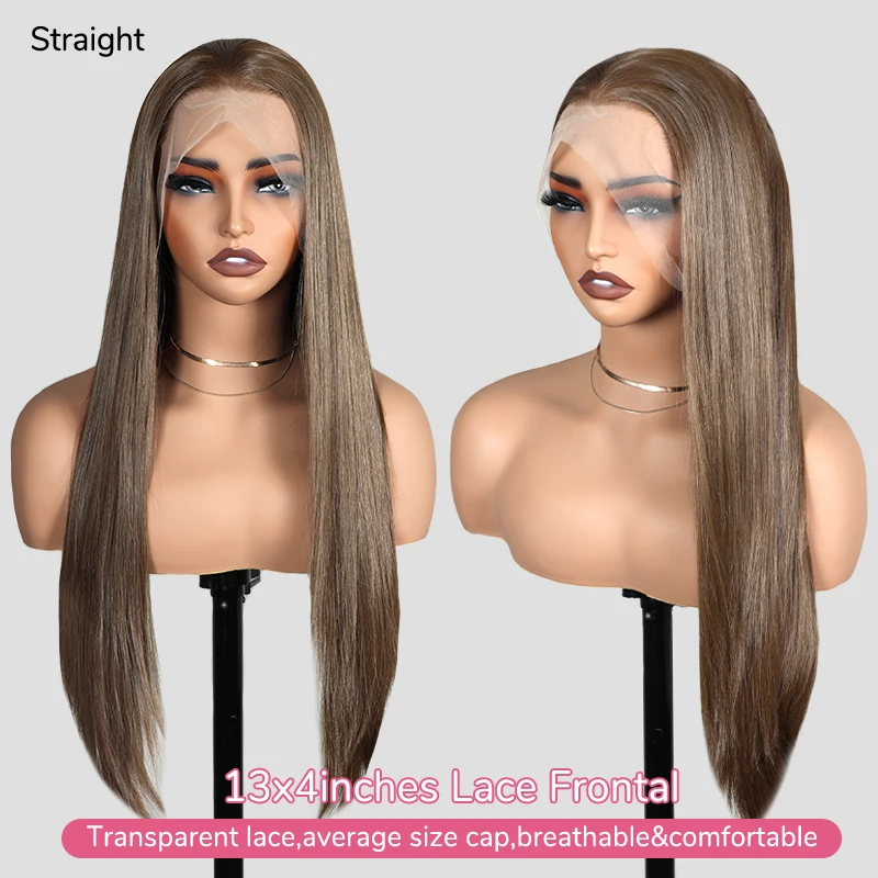 Dark Brown Synthetic Lace Front Wigs Straight Hair Wigs Lace Frontal Wigs With High Quality for White Women Black Women
Dark Brown Synthetic Lace Front Wigs Straight Hair Wigs Lace Frontal Wigs With High Quality for White Women Black Women