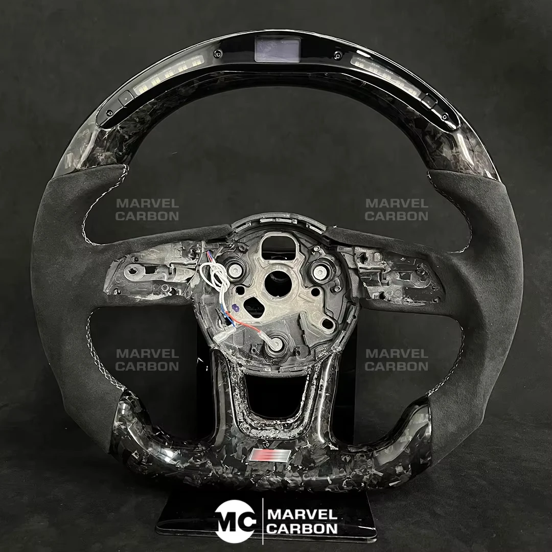 LED Performance carbon fiber Steering Wheel Display Compatible for Rs3 Rs4 Rs5 Rs6 Rs7 S1 S3 S4 S5 A3 A4 A5 2012-2016
LED Performance carbon fiber Steering Wheel Display Compatible for Rs3 Rs4 Rs5 Rs6 Rs7 S1 S3 S4 S5 A3 A4 A5 2012-2016