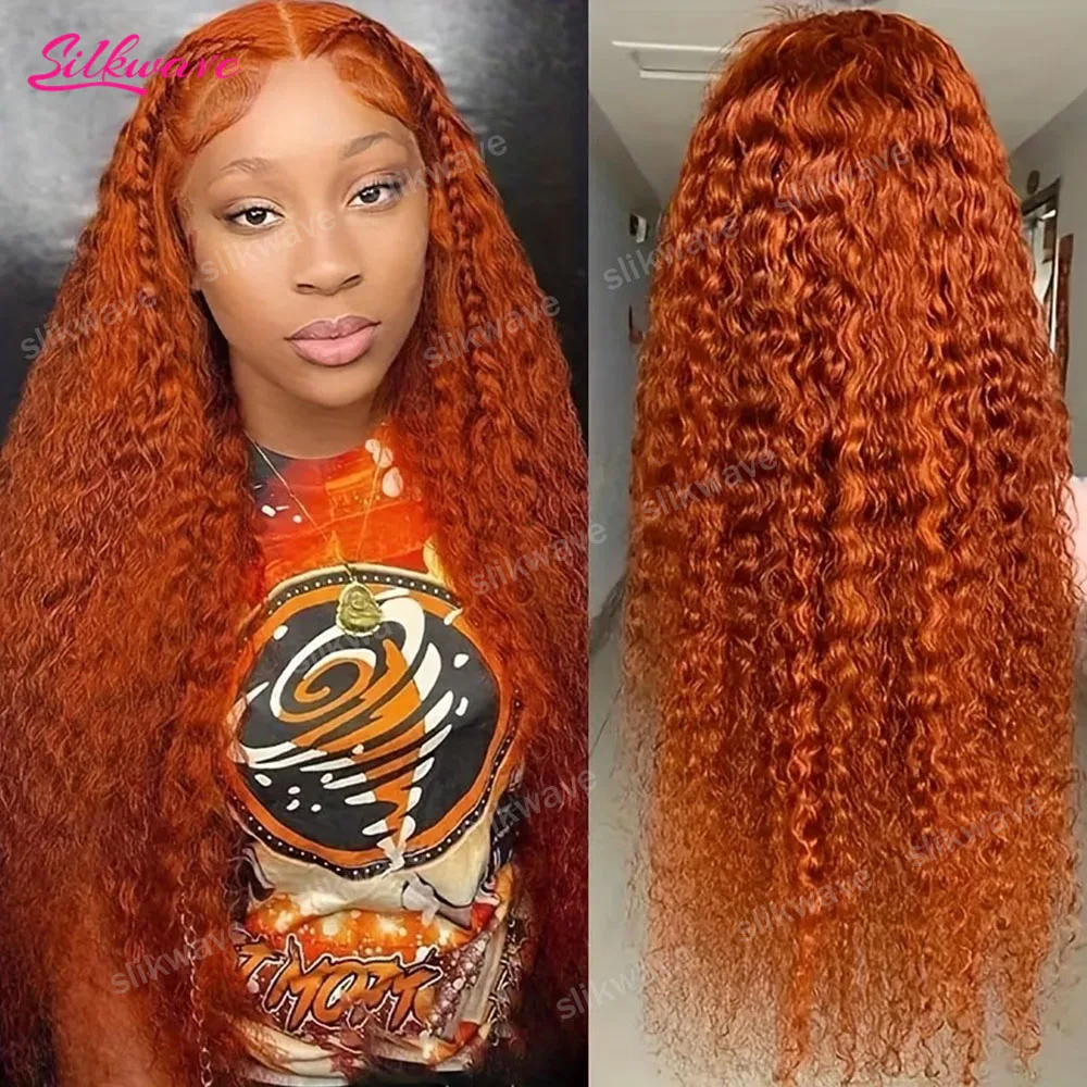 Slikwave Orange Ginger Curly Human Hair Wig For Women 30 Inch PrePlucked 13x6 Hd Transparent Lace Frontal Colored Wig For Women
Slikwave Orange Ginger Curly Human Hair Wig For Women 30 Inch PrePlucked 13x6 Hd Transparent Lace Frontal Colored Wig For Women