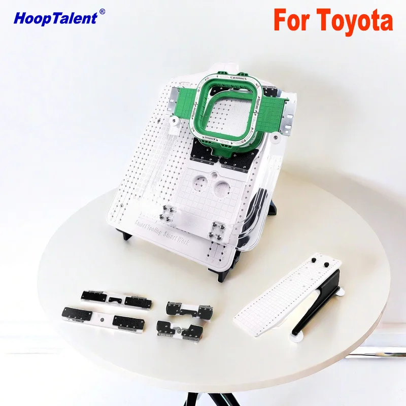 Hooping Station Kit for Toyota AD820/830/850/851 ESP9000/9100/9106NET embroidery machine HoopTalent for Mighty hoop positioning
Hooping Station Kit for Toyota AD820/830/850/851 ESP9000/9100/9106NET embroidery machine HoopTalent for Mighty hoop positioning