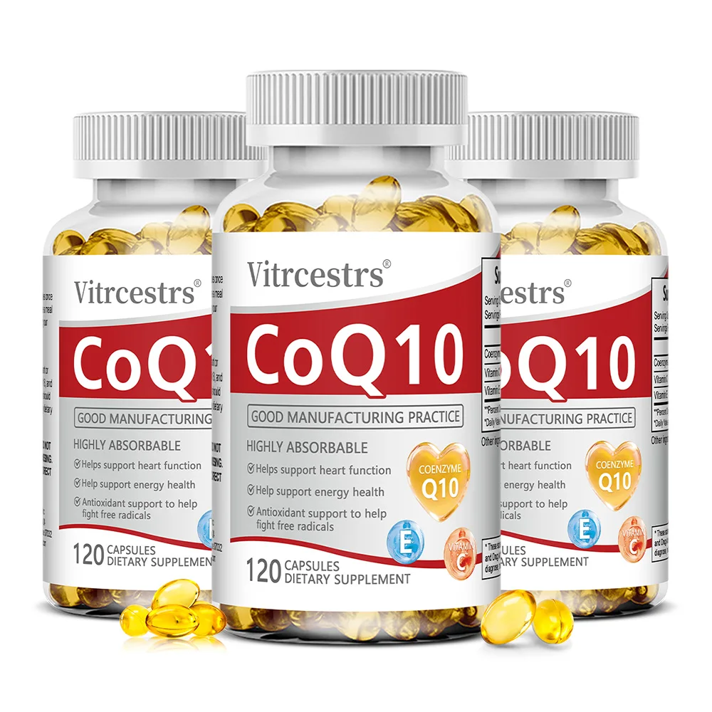 Coenzyme Q10 Capsules, Helps Support Heart Health, Support Energy Health, and Antioxidant and Combating Free Radicals
Coenzyme Q10 Capsules, Helps Support Heart Health, Support Energy Health, and Antioxidant and Combating Free Radicals