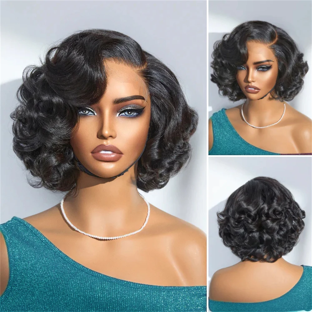 Body Wave Bob Wig 13x4 Transparent Lace Frontal Wig Brazilian 100% Human Hair Wigs Raw Remy Hair 13x4 Lace Front Wig 210 Density
Body Wave Bob Wig 13x4 Transparent Lace Frontal Wig Brazilian 100% Human Hair Wigs Raw Remy Hair 13x4 Lace Front Wig 210 Density