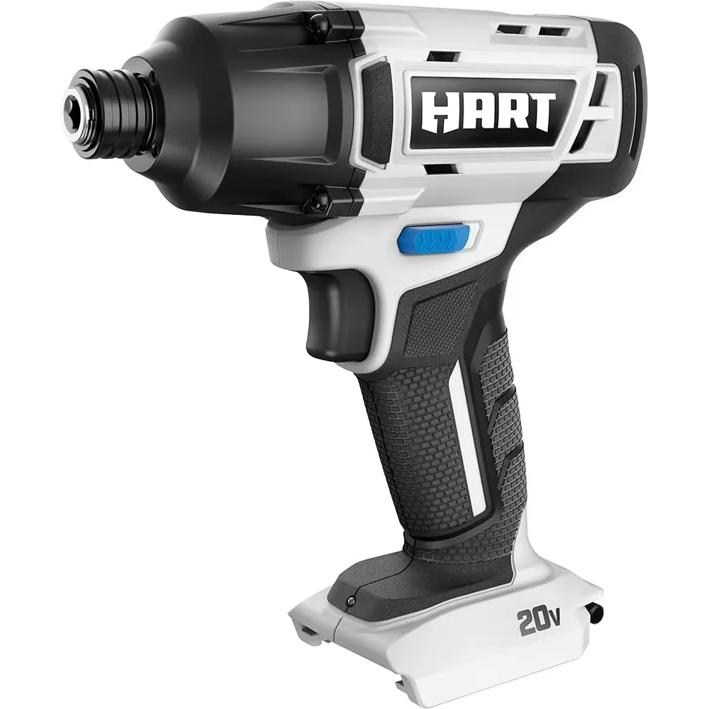 HART 20V Impact Driver (Tool Only) – Gen 2 Brushless Motor, Compact Design for Tight Spaces, 41-Piece Bit Kit Included
HART 20V Impact Driver (Tool Only) – Gen 2 Brushless Motor, Compact Design for Tight Spaces, 41-Piece Bit Kit Included