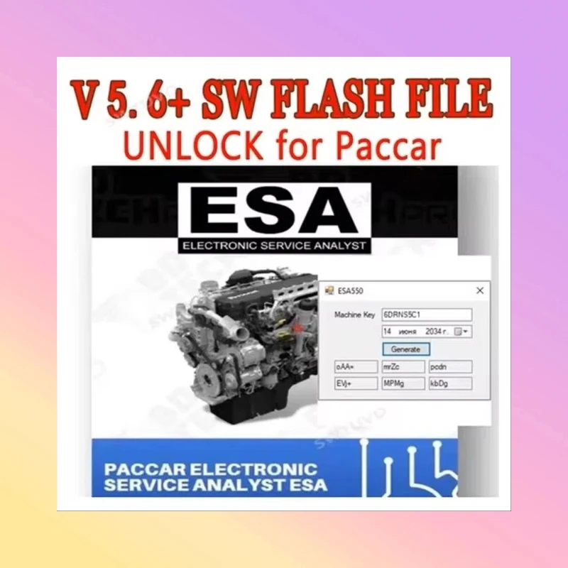 El último analizador de servicios electrónicos ESA 5.6 de 2025 + ARCHIVO FLASH SW 2025 + keygen de desbloqueo Paccar gratuito +
El último analizador de servicios electrónicos ESA 5.6 de 2025 + ARCHIVO FLASH SW 2025 + keygen de desbloqueo Paccar gratuito +